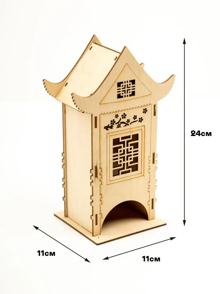 Подставка для чайных пакетиков Чайный домик деревянный Woodiks купить по  цене 270 ₽ в интернет-магазине Wildberries | 117231298