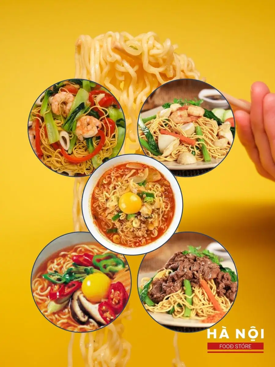 Яичная лапша премиум класса суп и жарка ВОК WOK noodles Ha Noi Food Store  купить по цене 410 ₽ в интернет-магазине Wildberries | 119776191