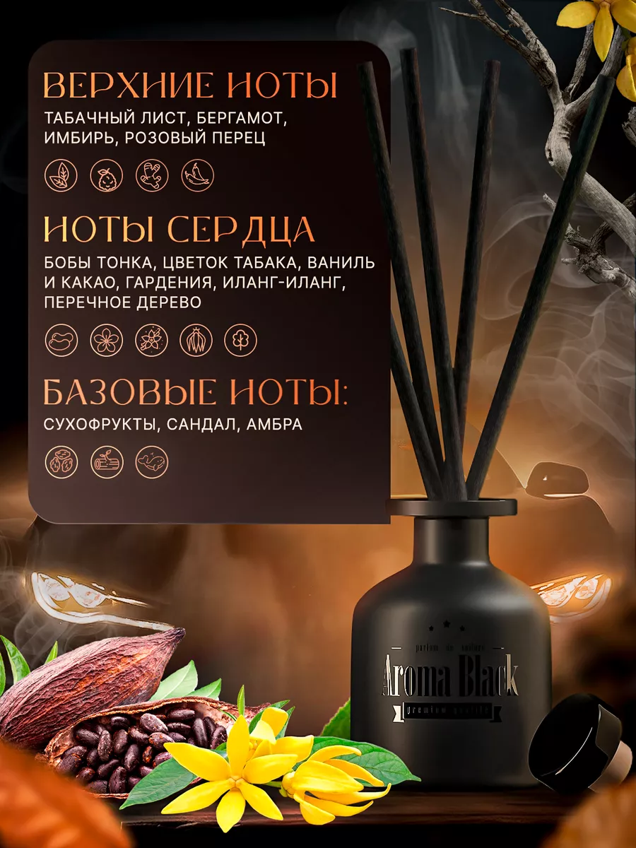 Ароматизатор для дома Aroma-Black купить по цене 818 ₽ в интернет-магазине  Wildberries | 119835246