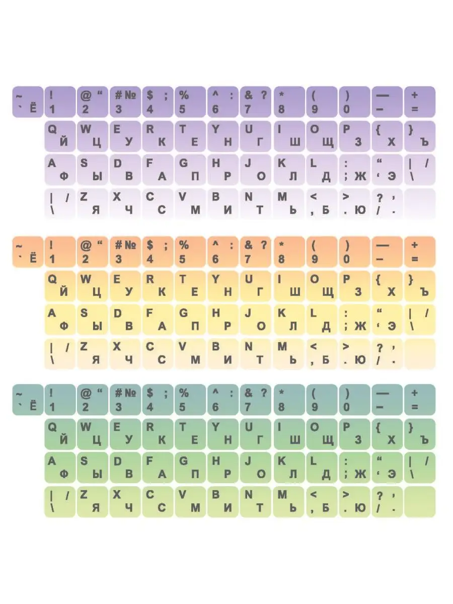 Наклейки на клавиатуру ноутбука русский и английский алфавит Ru-print  купить по цене 275 ₽ в интернет-магазине Wildberries | 119899811