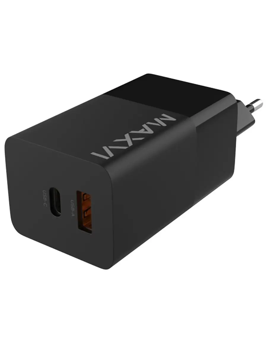 Maxvi Сетевое зарядное устройство Maxvi A482GN, USB-A - USB-C 65W, быстрая  зарядка Quick Charge Q C4.0