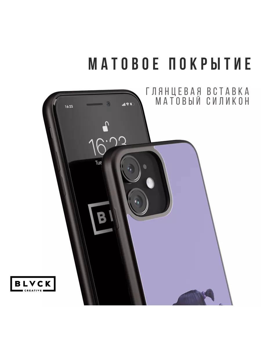 Чехол для IPhone 11 с принтом BLACK CREATIVE купить по цене 499 ₽ в  интернет-магазине Wildberries | 120813115