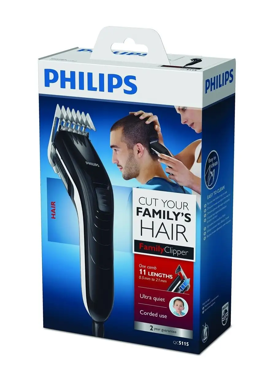 QC5115 15 Family машинка для стрижки волос бритья Philips купить по цене  805 500 сум в интернет-магазине Wildberries в Узбекистане | 120851681