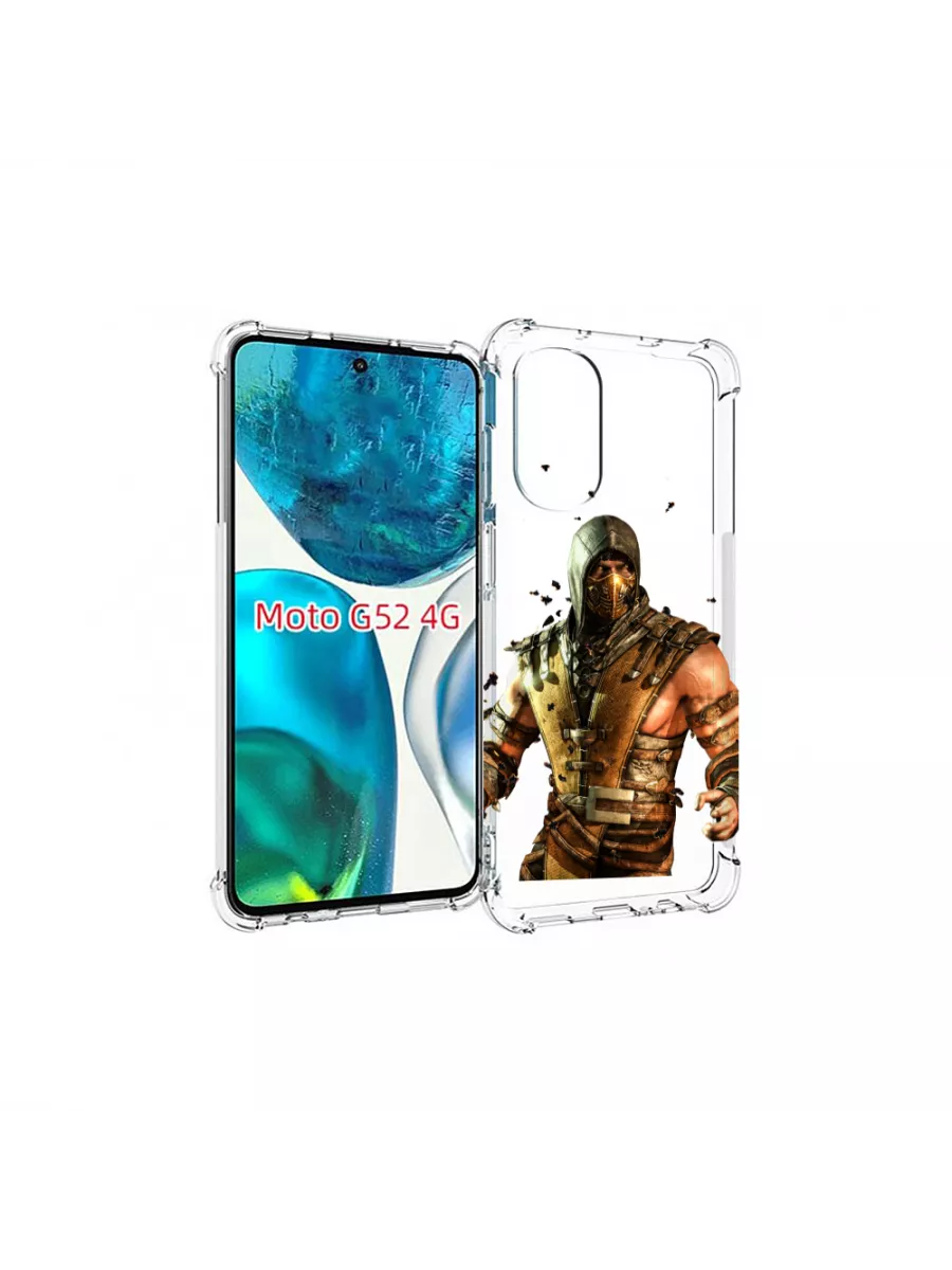 Чехол Mortal Kombat scorpion Motorola Moto G82 Moto G52 MyPads купить по  цене 405 ₽ в интернет-магазине Wildberries | 122569697