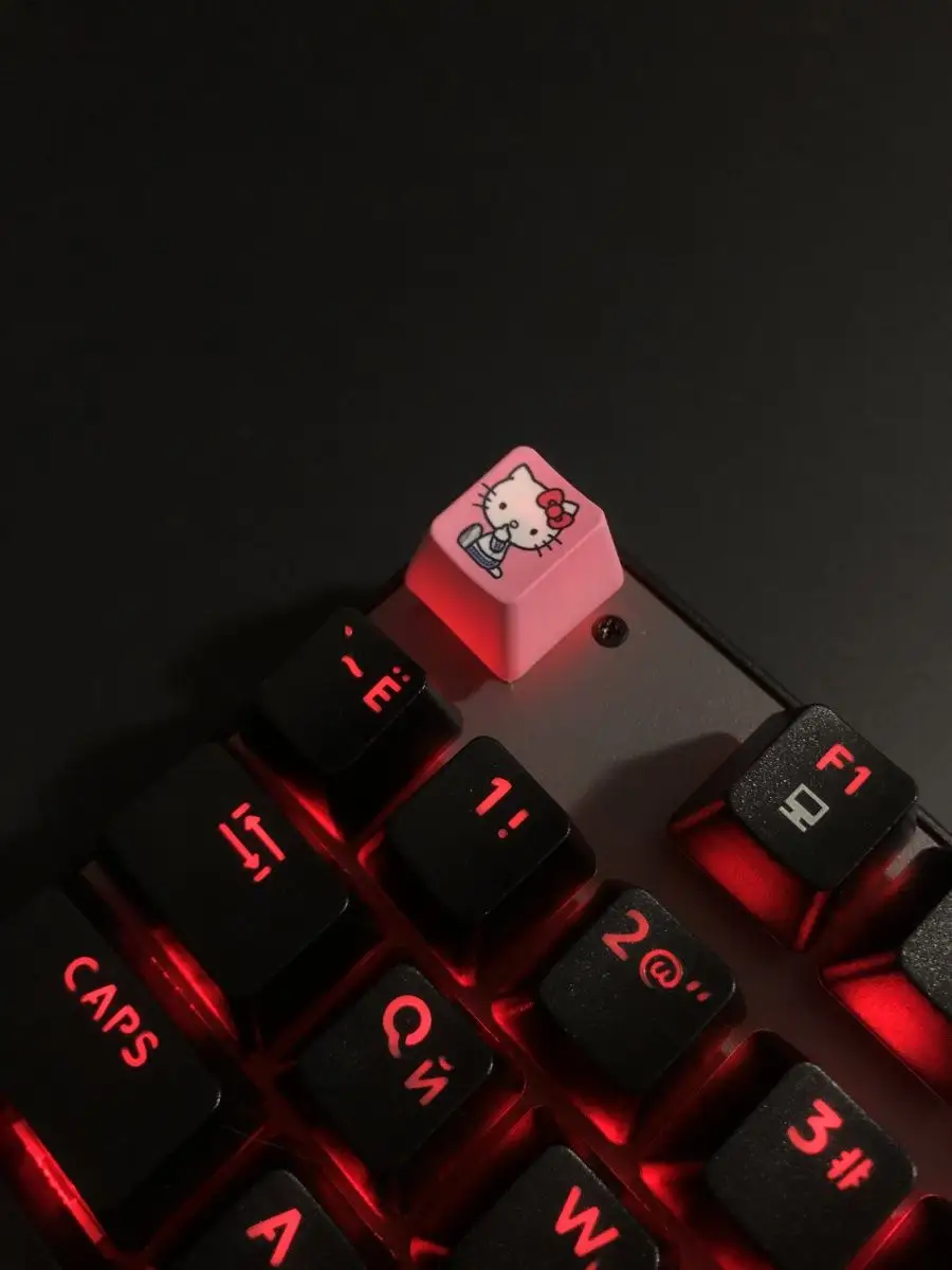 Кейкапы для клавиатуры Hello Kitty MagicKeyCap купить по цене 401 ₽ в  интернет-магазине Wildberries | 123047298