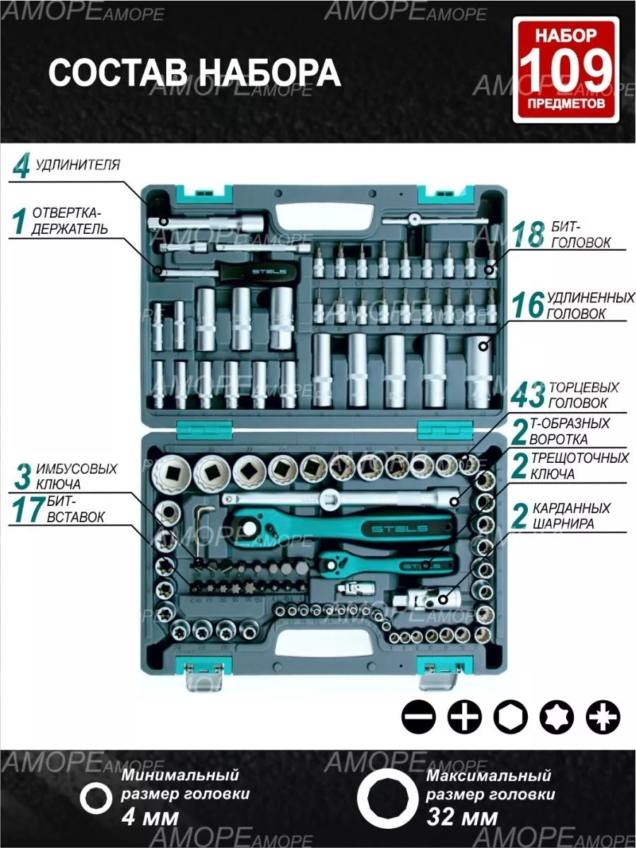STELS Набор инструментов для автомобиля