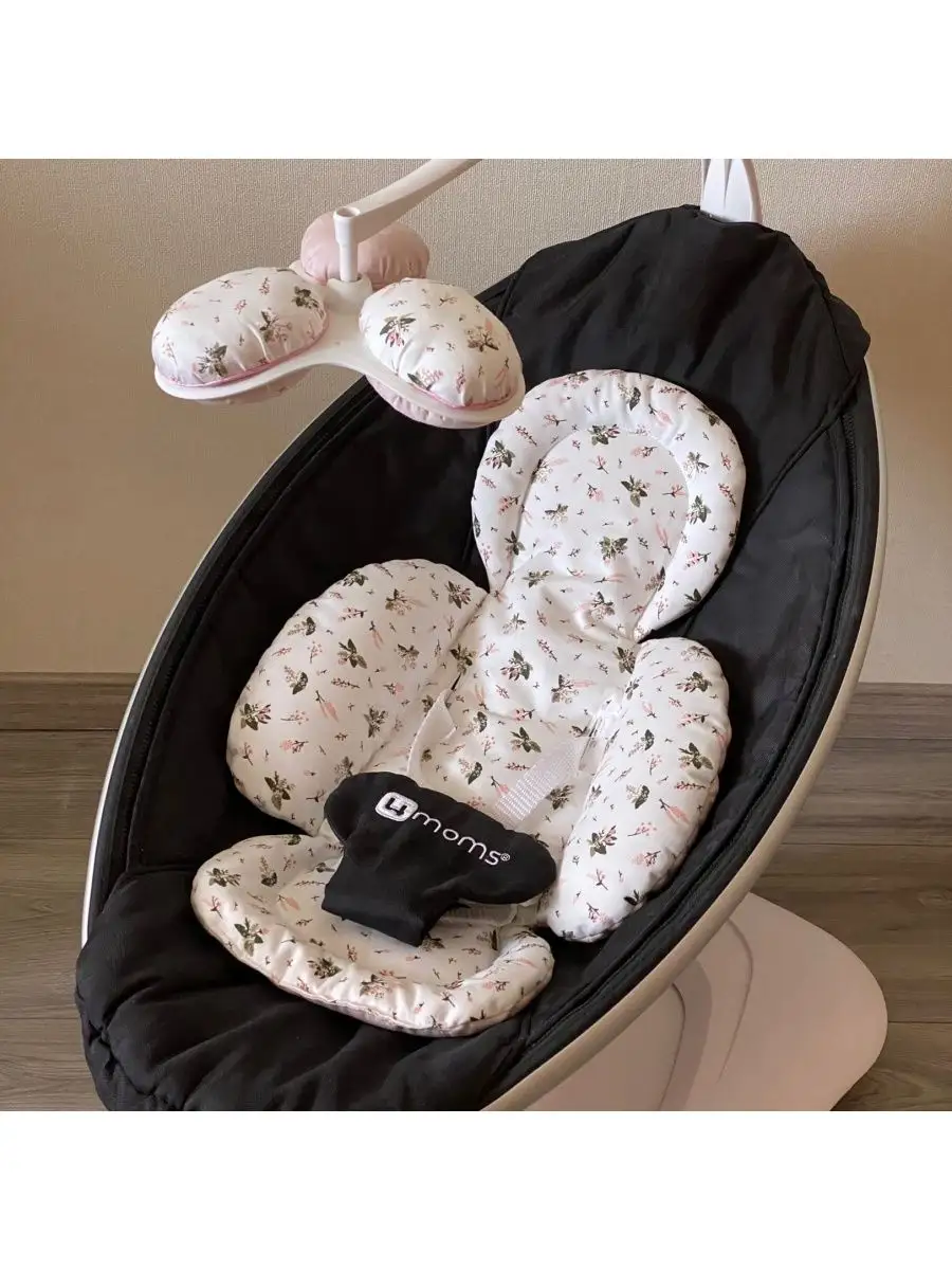 Вкладыш и игрушки 4moms mamaRoo полевые цветы