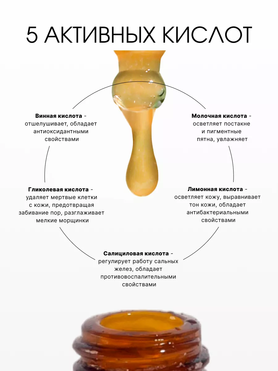 Кислотный пилинг для лица профессиональный, 30 мл LABÁ купить по цене 504 ₽  в интернет-магазине Wildberries | 127887114